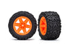 TRAXXAS Talon EXT 2.8in Tyres on Orange RXT Wheels 2pcs - 6774A