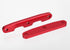 TRAXXAS Bulkhead Tie Bars Fr & Rr Red Aluminium - 6823R