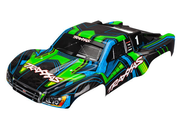 TRAXXAS Green/ Blue Painted Body Shell suit Slash 4WD - 6844X