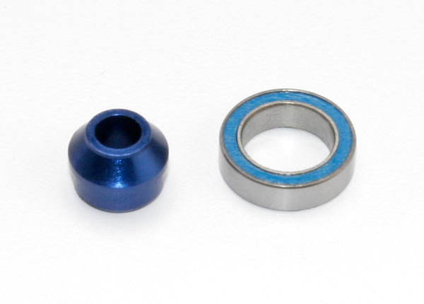 TRAXXAS Bearing Adapter Blue Aluminium w/ 10x15x4mm Bearing - 6893X