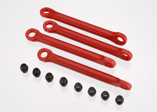 TRAXXAS 1:16 Push Rod Set Red w/ Pivot Balls 4pcs - 7018