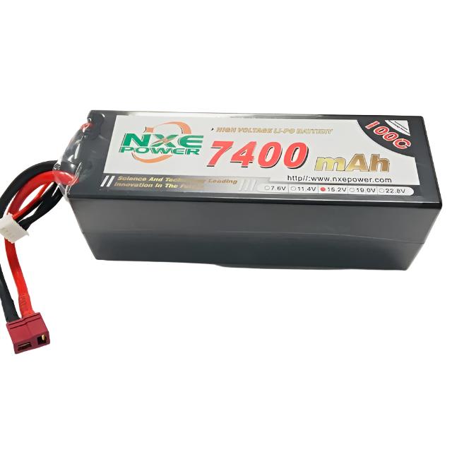 NXE 7400mah 15.2V HV 100c Lipo Battery HC Deans - 7400HC1004SDEAN