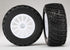 TRAXXAS SCT Gravel Pattern Tyres on White 12-Spoke Wheels 2pcs - 7473