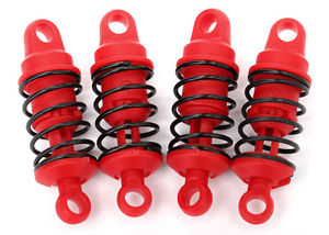 TRAXXAS LaTrax Red Friction Shocks 4pcs - 7560