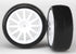 TRAXXAS LaTrax Slick Tyres on 12-Spoke White Wheels 2pcs - 7572