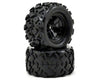 TRAXXAS LaTrax Off Road Tyres on 5-Spoke Black Wheels 2pcs - 7672