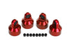 TRAXXAS GTX Shock Caps Red Aluminium 4pcs - 7764R