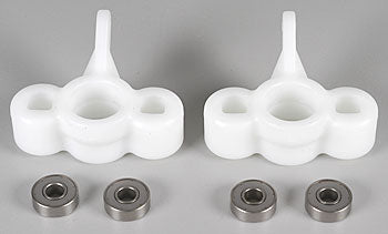 RPM T/E Maxx Axle Carriers/Steering Blocks w/Bearing-Dyeable 80031