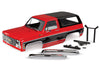 TRAXXAS Red Painted & Finished Body Shell suit 1979 Chevy Blazer - 8130R