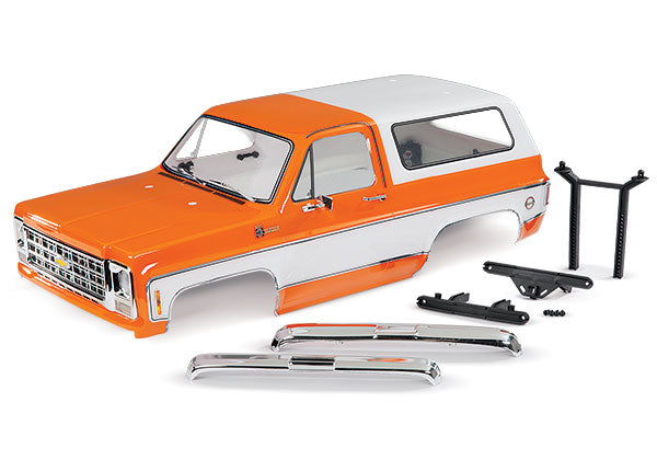 TRAXXAS Orange Painted & Finished Body Shell suit 1979 Chevy Blazer - 8130X