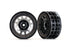TRAXXAS Method 105 2.2in Race Wheels Black Chrome NO Beadlocks 2pcs - 8171