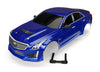 TRAXXAS Blue Painted Body Shell Cadillac CTS-V Ready-to-Fit - 8391A