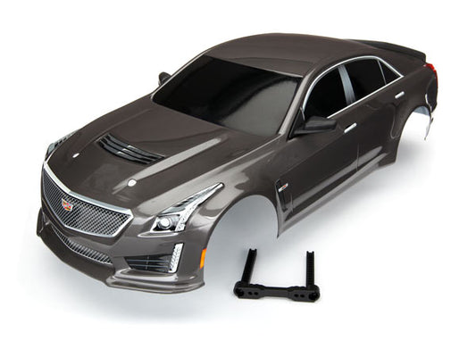 TRAXXAS Silver Painted Body Shell Cadillac CTS-V Ready-to-Fit - 8391X