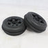 ROVAN Front Ribbed Sand Tyre on Black Wheel 2pcs - KSRC85046
