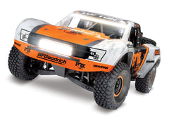 TRAXXAS UNLIMITED DESERT RACER 4WD RACE TRUCK Fox with TQi 2.4Ghz Radio, Light Kit and TSM - 85086-4FOX