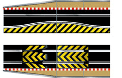 SCALEXTRIC Track Extension Pack 2 w/ Side Swipes, Straights, Leap and Borders - C8511