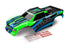 TRAXXAS MAXX BODY SHELL GREEN WITH CAGE - 8911G