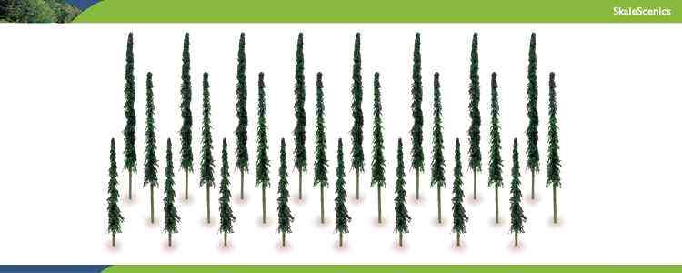 HORNBY Eco Conifer 4in 6in 24pcs - R8928