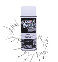 SPAZ STIX No-shine Exterior Matte Finish Clear Coat Spray Paint 3.5oz - SZX90119