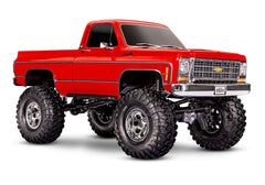 TRAXXAS TRX-4 HIGH TRAIL 1979 CHEVY K10 PICKUP Red Scale & Trail Crawler with 2.4Ghz Radio - 92056-4RED