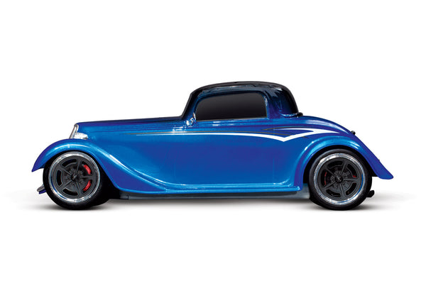 TRAXXAS 1:10 1933 Hot Rod Coupe Blue AWD Factory-5 4-Tec 3.0 w/ TQ 2.4Ghz Radio - 93044-4BLUE