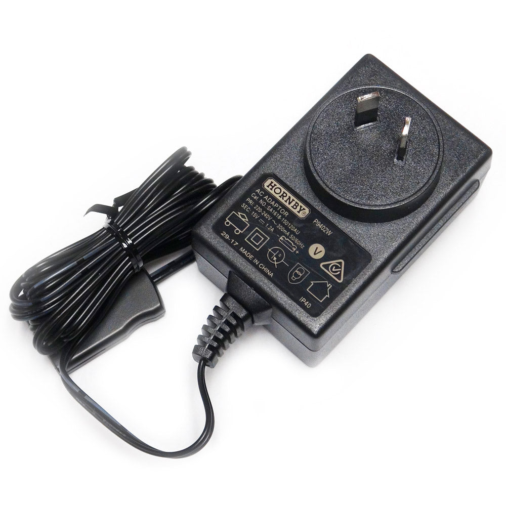 SCALEXTRIC 15V 1.2A Transformer with Australian Wall Plug - P9402