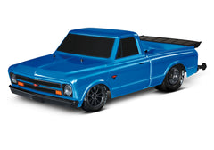 TRAXXAS 1:10 2WD Drag Slash 2WD No-Prep Truck with 1967 Blue Chevy C10 Body 94076-4BLUE