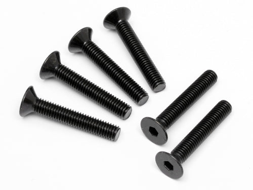 HPI 5x30mm Hex Drive Countersunk Head Screws 6pcs - HPI-94735