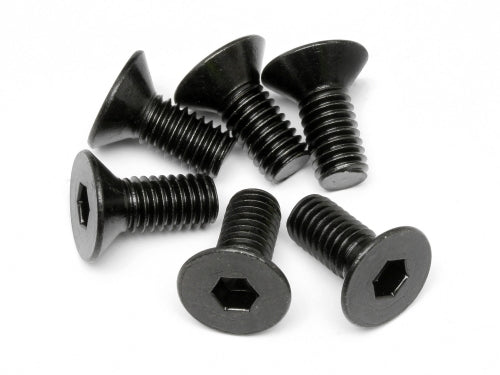 HPI 6x14mm Hex Drive Countersunk Head Screws 6pcs - HPI-94879