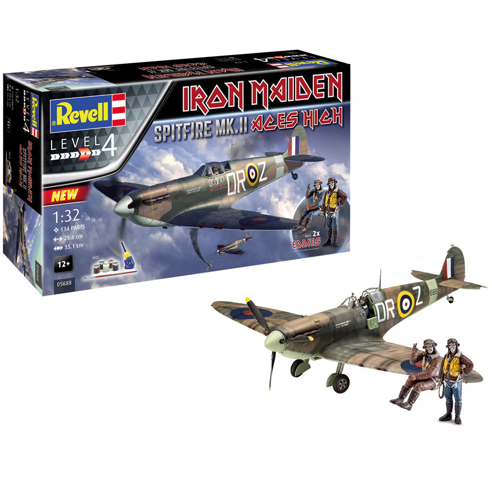 REVELL Spitfire Mk.II Aces High Iron Maiden Gift Set 1:32 - 05688