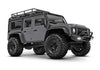 TRAXXAS TRX-4M 1:18 DEFENDER Trail Truck Silver with TQ 2.4Ghz Radio, 87T Brushed Motor, Lipo Battery & Charger - 97054-1SLVR