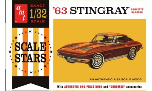 AMT 1963 Chevy Stingray Corvette Hardtop 1:32 - AMT1112