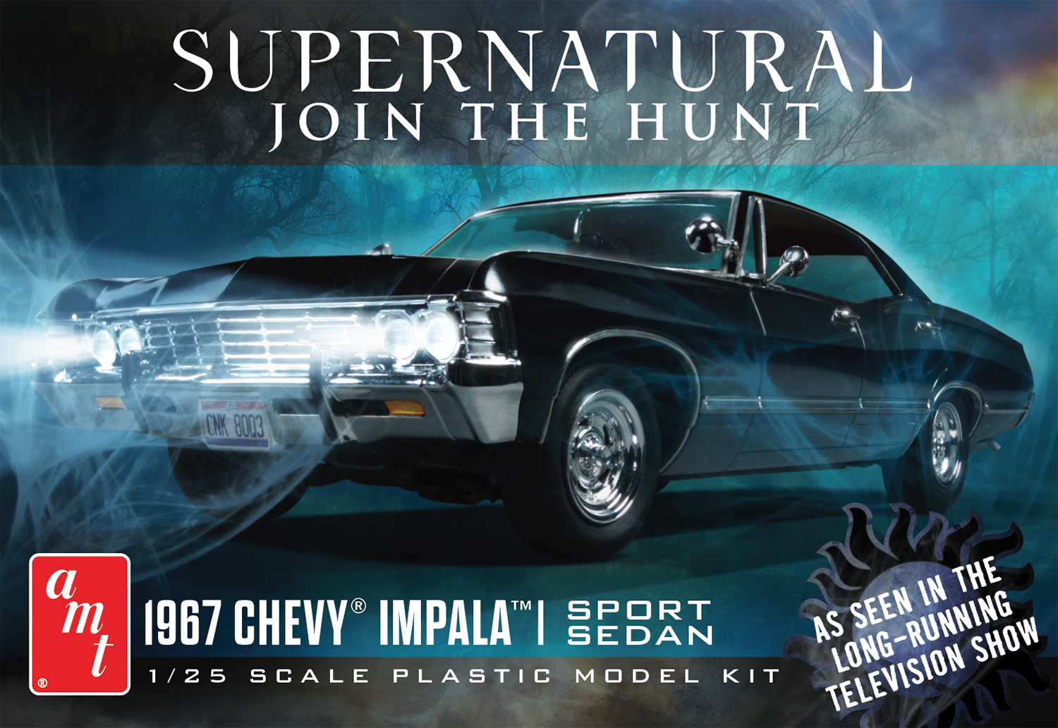 AMT Supernatural 1967 Impala Baby 1:25 - AMT1124
