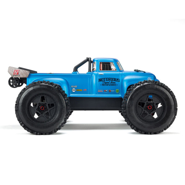 ARRMA 1:8 NOTORIOUS 6S 2050kv BLX Blue Stunt Truck - ARA8611V5T2