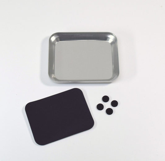ABSIMA Silver Aluminium Parts Tray w/ Magnetic Plate - AB3000062