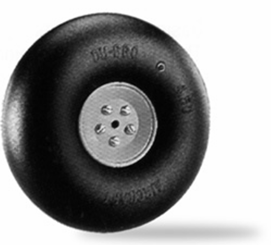 DUBRO 114mmD Pneumatic Big Wheels 2pcs - DBR450RV