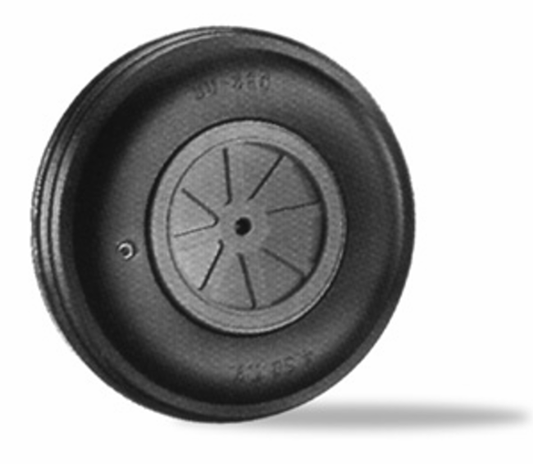 DUBRO 140mmD Large Scale Treaded Wheel 1pc - DBR550TV