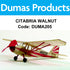 DUMAS Citabria Rubber Band Plane Walnut Scale 17.5in Wingspan - DUMA205