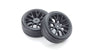 KYOSHO M-Compound Onroad Rubber Tyre on Black Wheel suit FZ02 2pcs - FATH701BKM