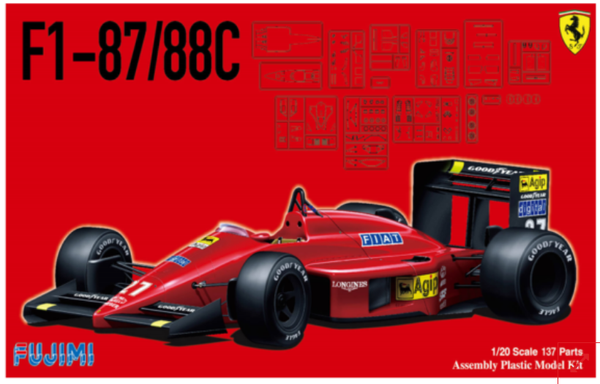 FUJIMI Ferrari F1-87/88C 1:20 - FUJ09198
