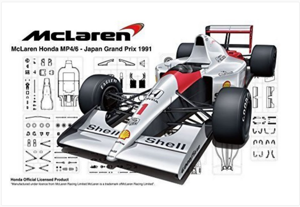 FUJIMI McLaren Honda MP4/6 1:20 - FUJ09213