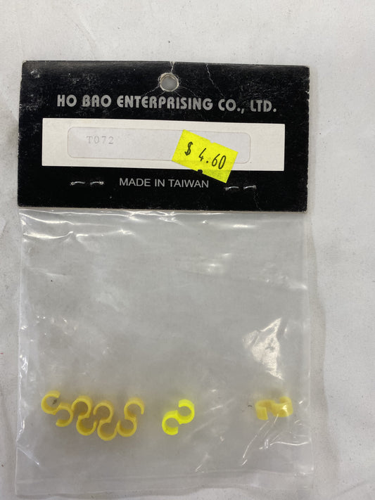 HOBAO Fuel Line Retainer Clips Yellow 6pcs - HB-T072
