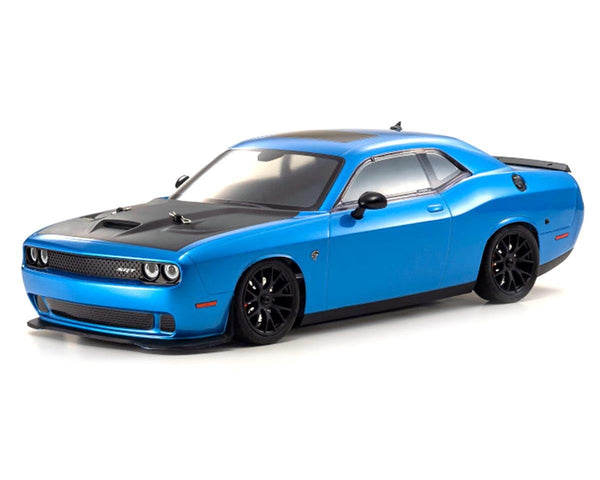 KYOSHO 2015 Dodge Challenger SRT Hellcat Crazy Blue 1:10 Fazer 4wd Mk2 w/ Brushed Motor FZ02L - KYO-34415T2