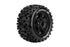 LOUISE X-UPHILL MFT X-Maxx Sport Tyre on Black Wheel 2pcs - LT3297B