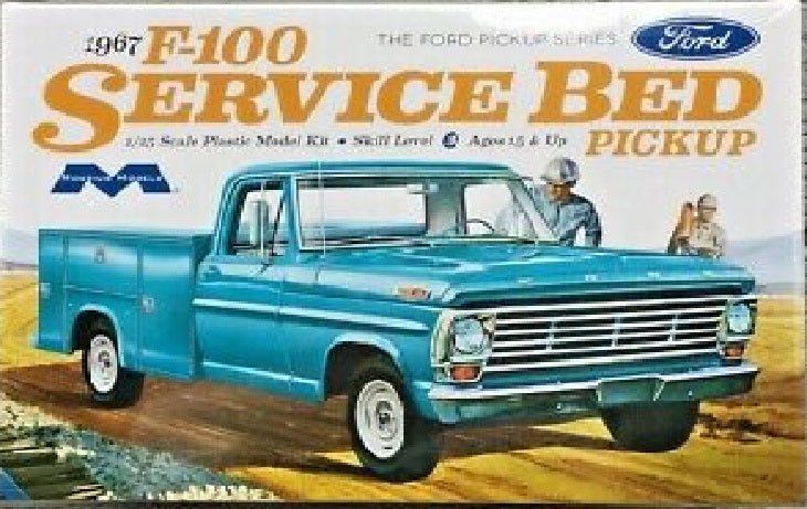 MOEBIUS 1967 Ford F-100 Service Bed Truck 1:25 - MO1239