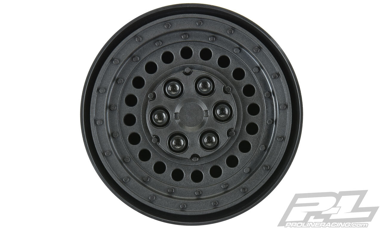PROLINE CARBINE 1.9in Dually Wheels Black Internal Bead-Loc 2pcs suit Crawlers - PRO278600