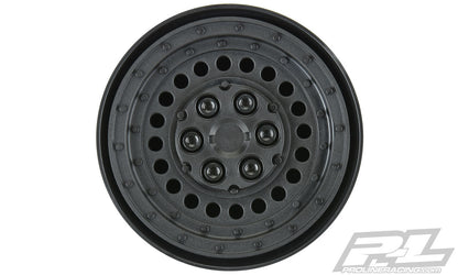PROLINE CARBINE 1.9in Dually Wheels Black Internal Bead-Loc 2pcs suit Crawlers - PRO278600