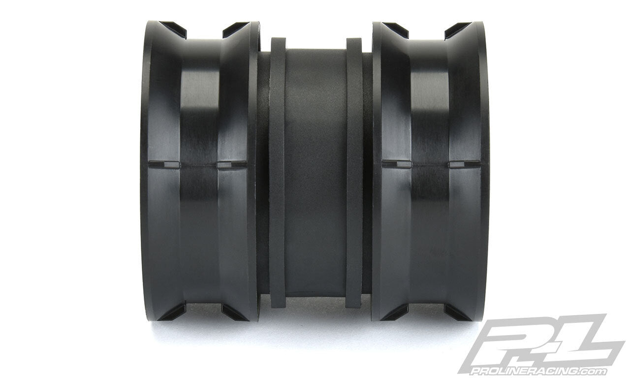 PROLINE CARBINE 1.9in Dually Wheels Black Internal Bead-Loc 2pcs suit Crawlers - PRO278600