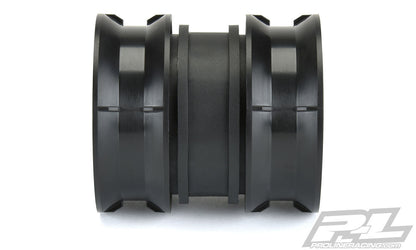 PROLINE CARBINE 1.9in Dually Wheels Black Internal Bead-Loc 2pcs suit Crawlers - PRO278600