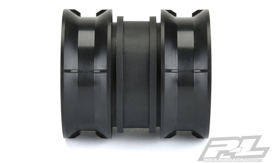 PROLINE CARBINE 1.9in Dually Wheels Black Internal Bead-Loc 2pcs suit Crawlers - PRO278600